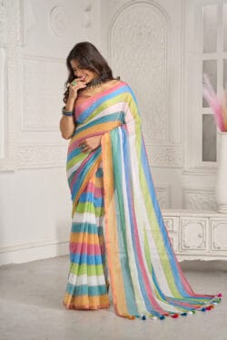Mul Cotton Saree - Featherlight, Pure, and Soft