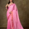 Brilliant Pink Mul Cotton Saree With Copper Zari Patta | By Nikunj Khatri 2025